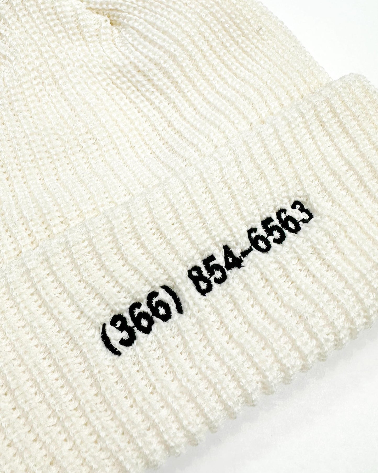 "Rotary" Beanie (Cream)